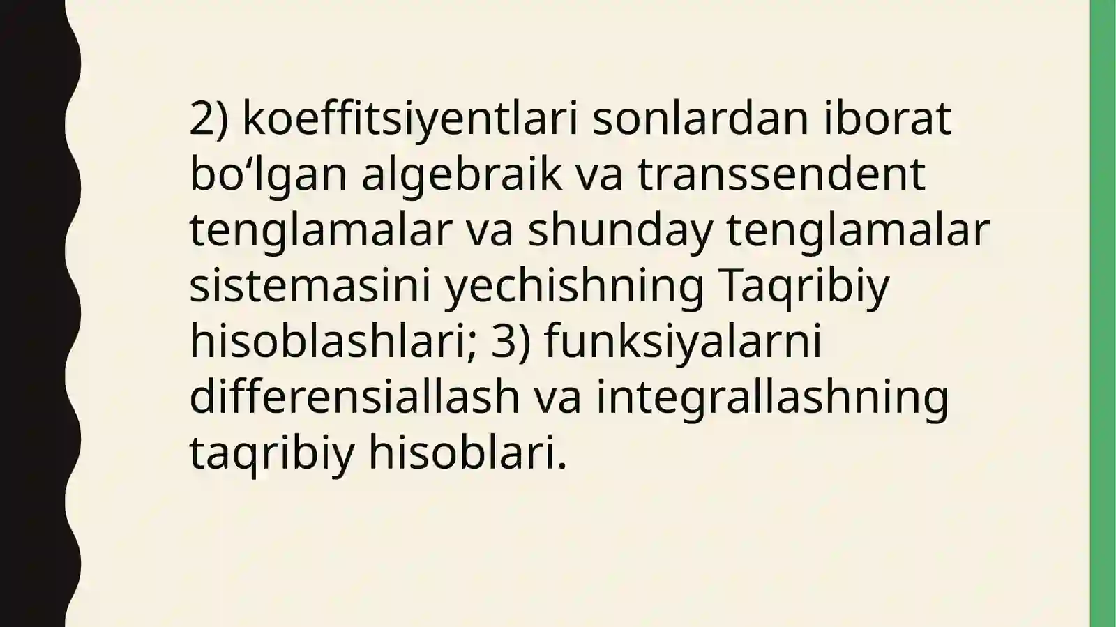 Taqribiy hisoblashlar 3
