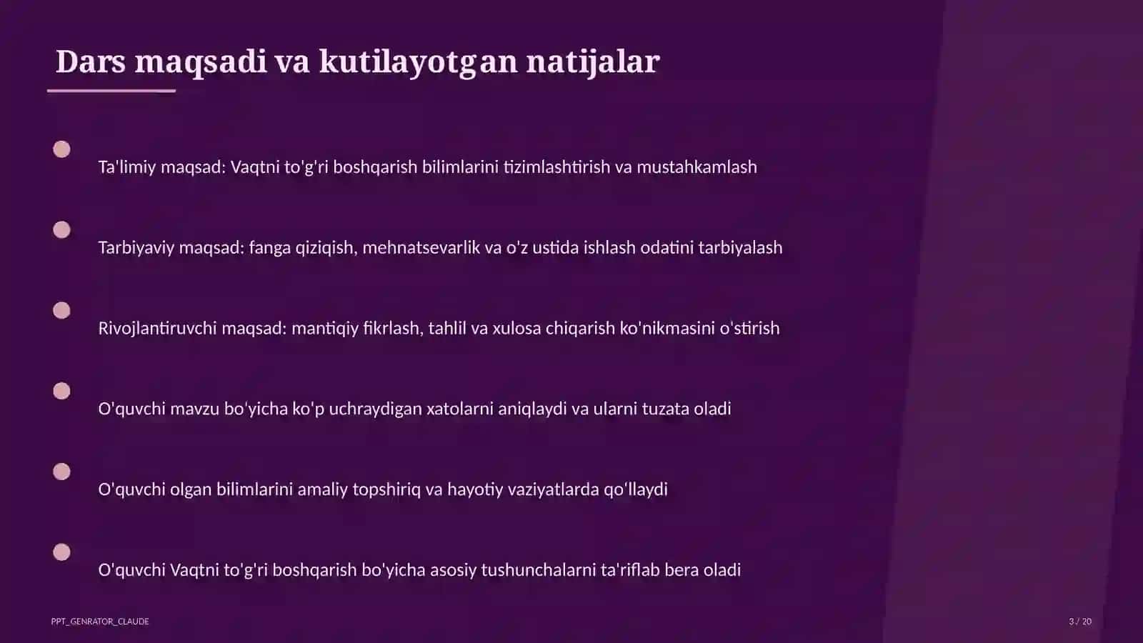 Sinf soati va tarbiyaviy tadbirlar 3