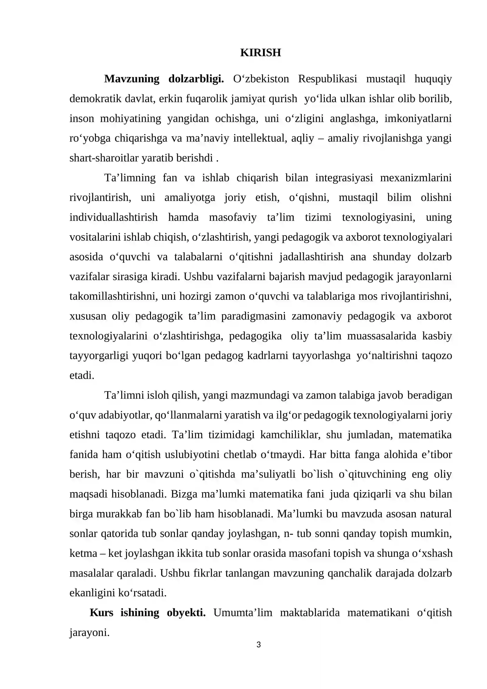 Tub va murakkab sonlar 3