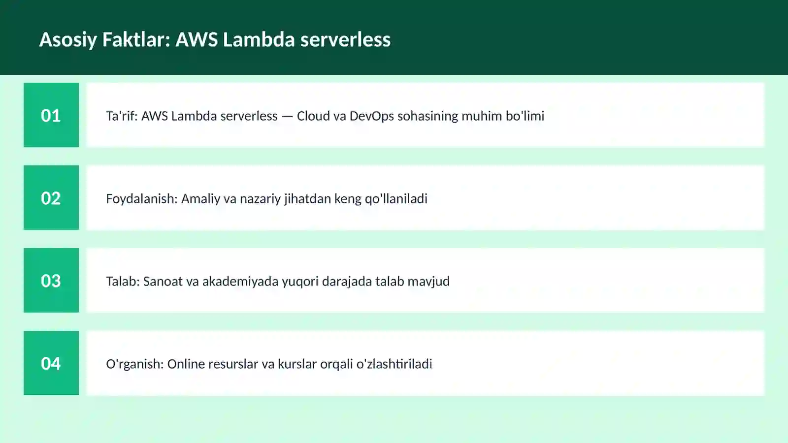 AWS Lambda serverless 3