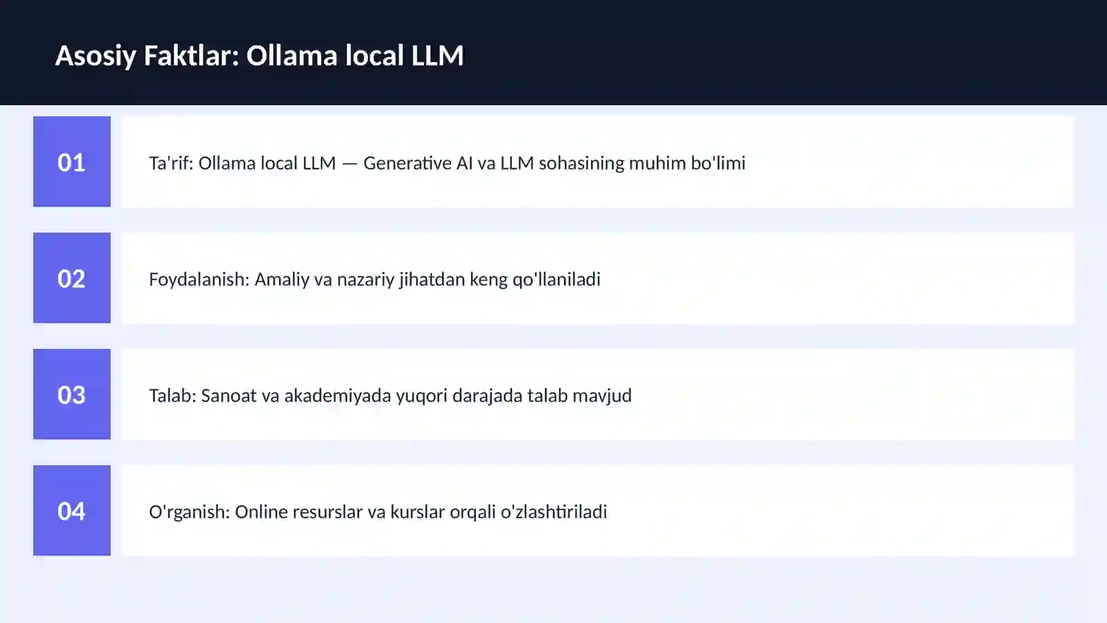 AI | GENERATIVE AI VA LLM 3