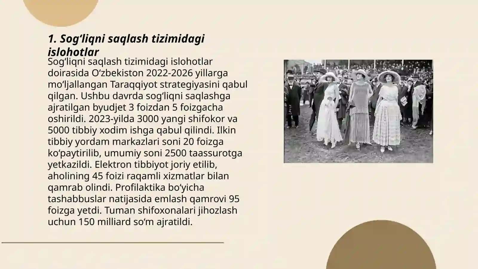 Sog‘liqni saqlash tizimidagi islohotlar 3