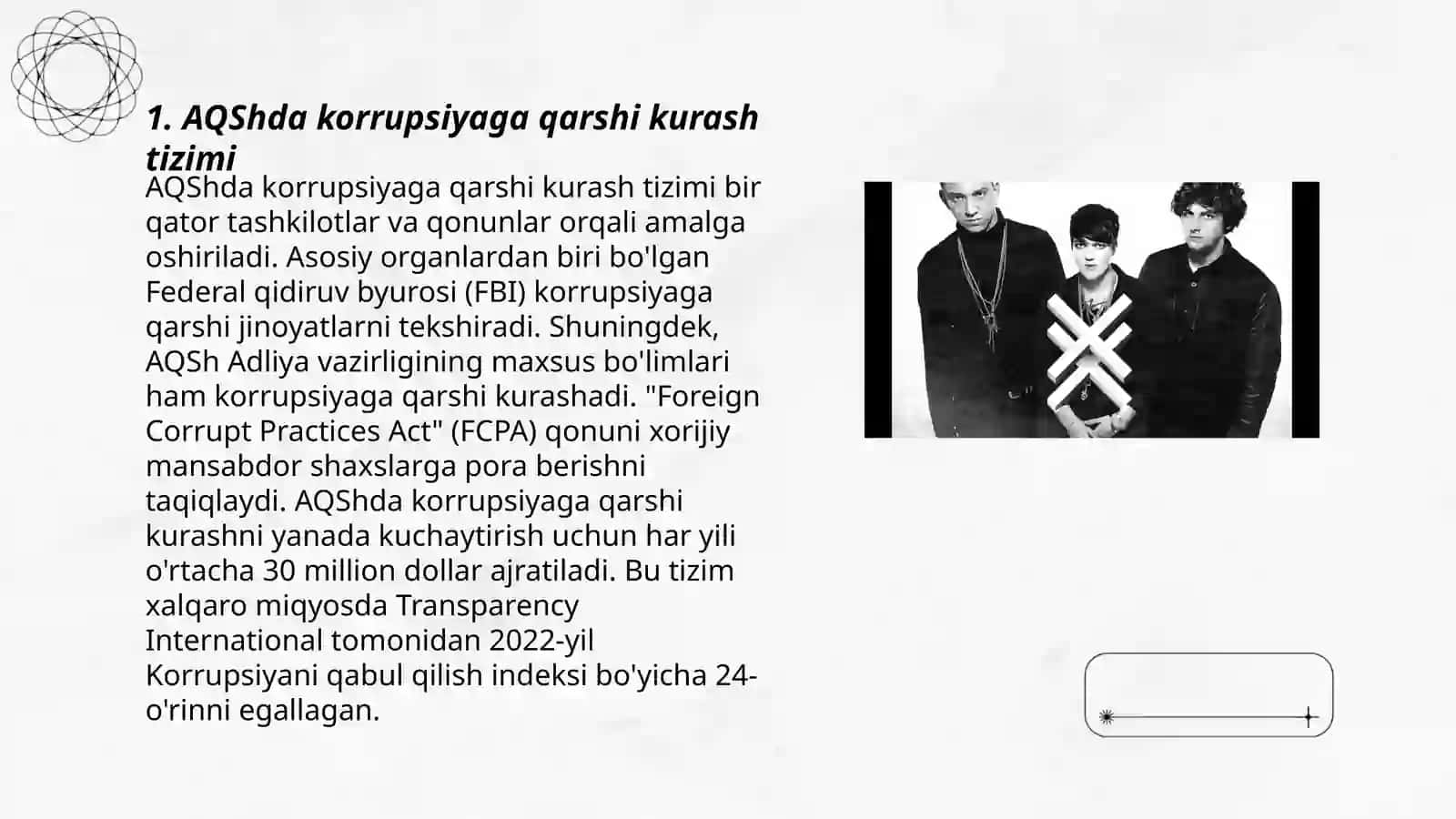AQShda korrupsiyaga qarshi kurash tizimi 3
