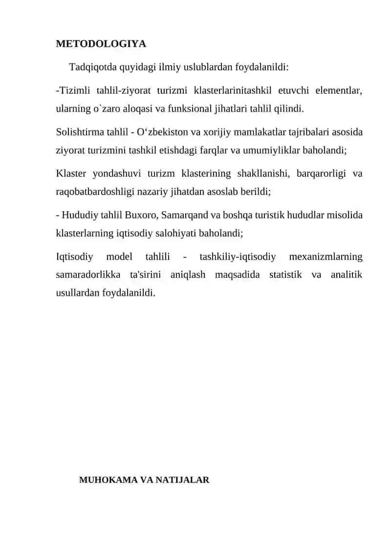 Ziyorat Turizmi Markazlari va Ularni Rivojlantirish Resurslari 3