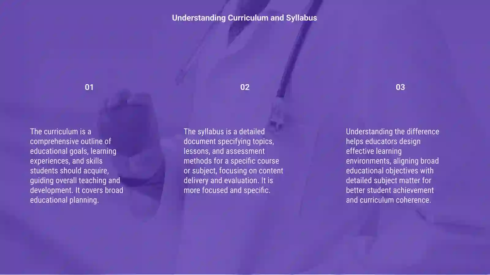 Difference between curriculum and syllabus 3