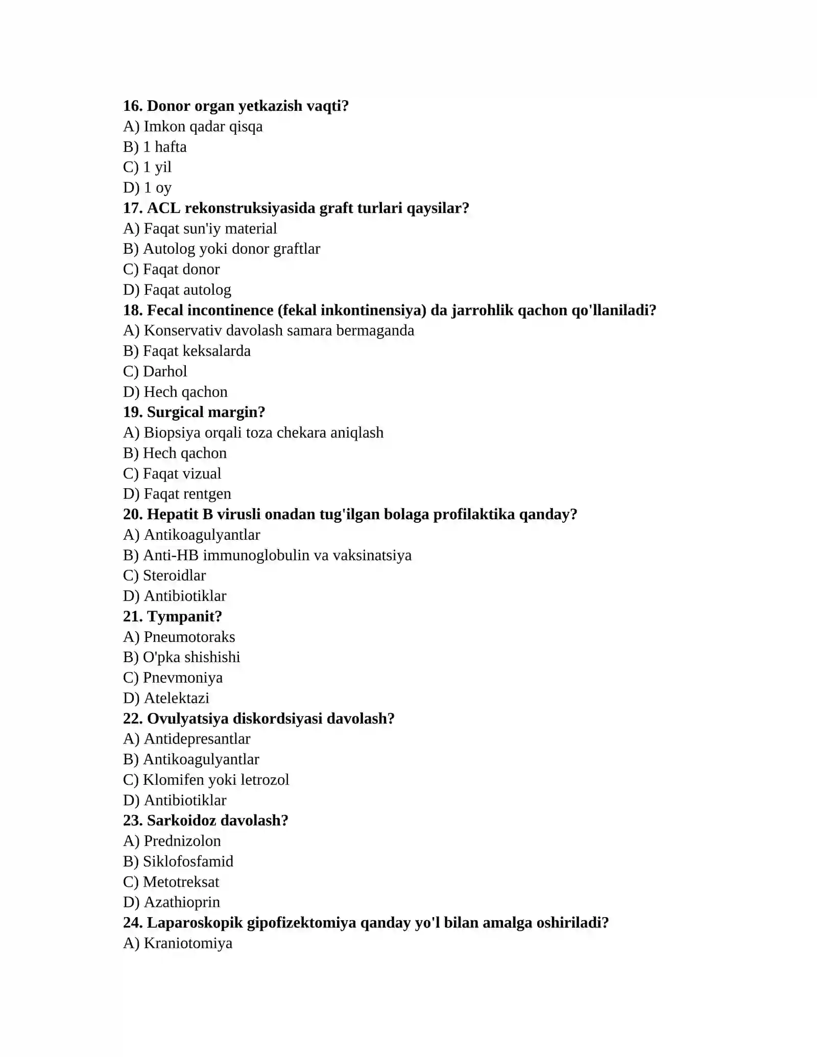 Dermatolog testlari 3