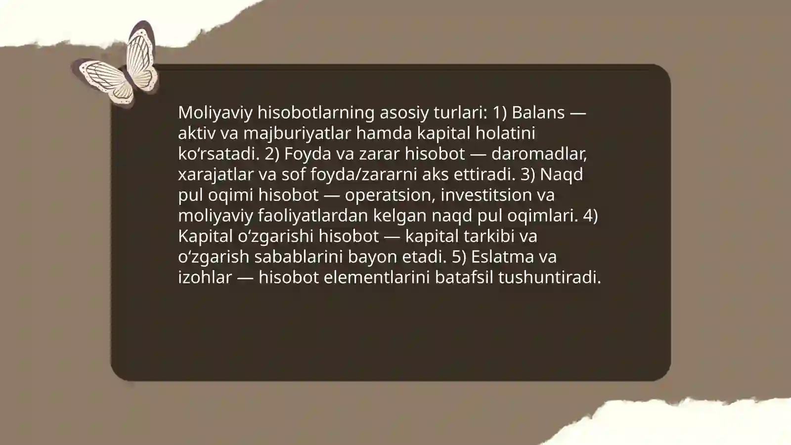 Moliyaviy hisobot 3
