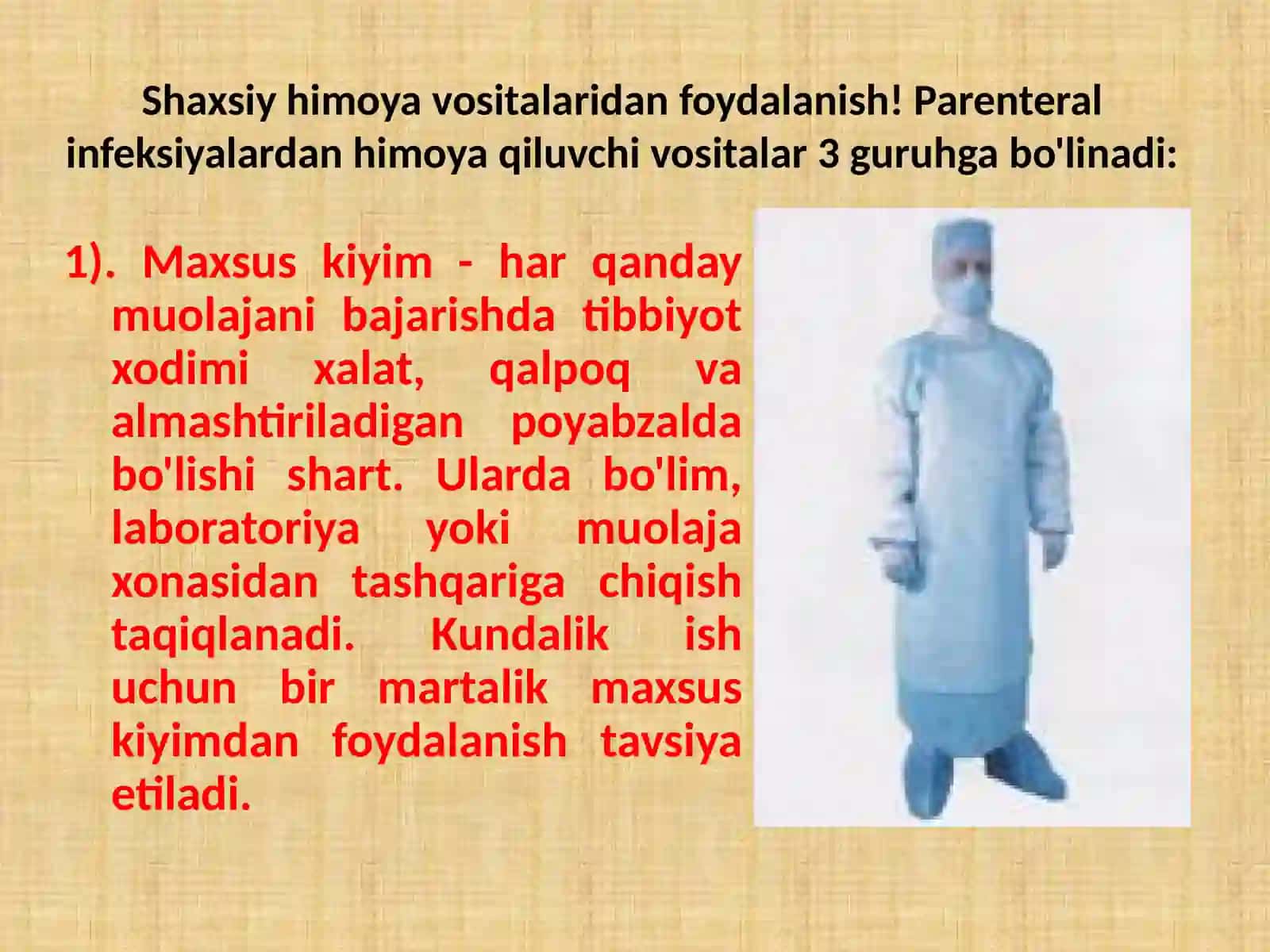Ish joyida tibbiyot xodimlarining infeksion xavfsizligi 3