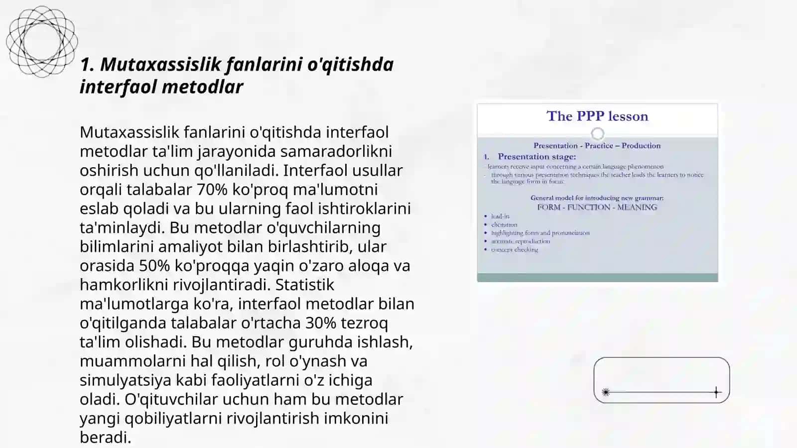 Mutaxasisslik fanlarini òqitish metodikasining umumiy masalalari 3