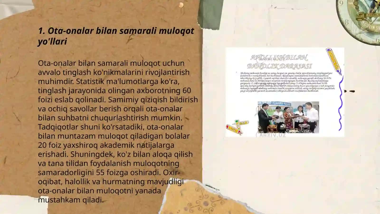Ota onalar bilan rivojlantiruvchi korreksion ishlar 3