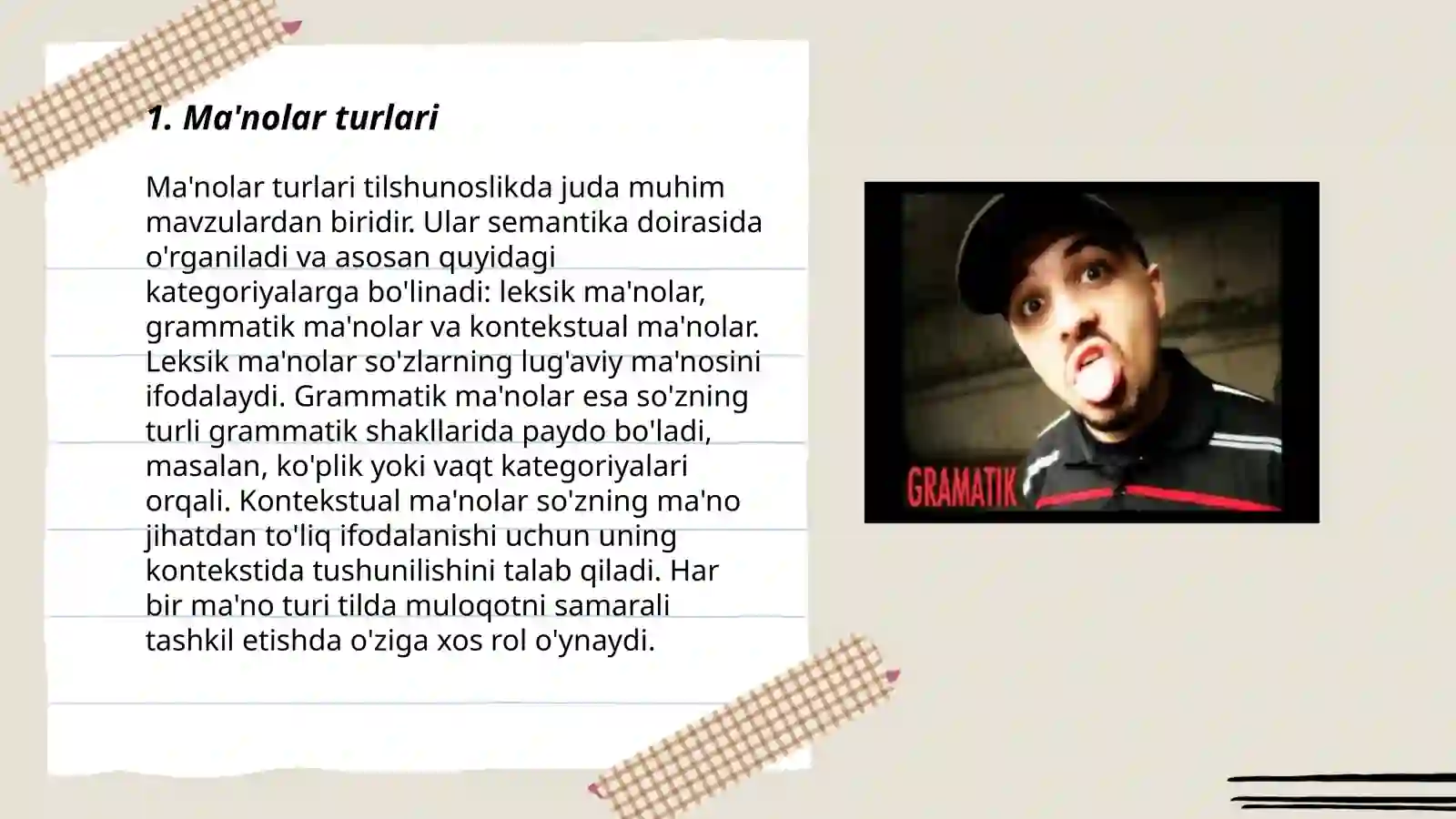 Gramatik ma'no 3