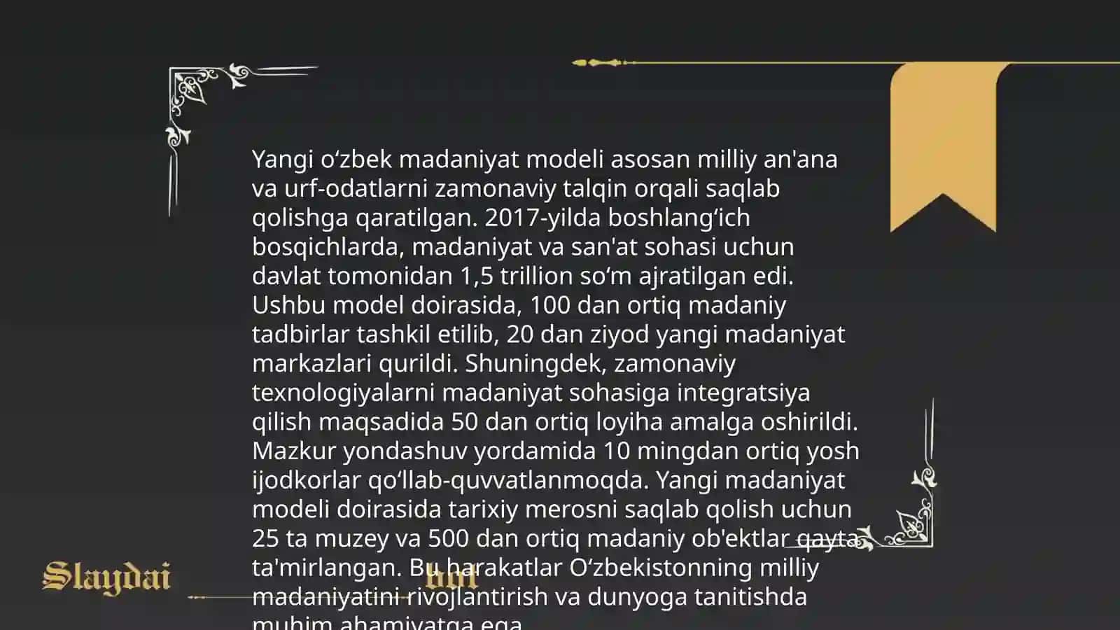 Yangi O'zbekistonda amalga oshirilayotgan ma'naviy o'zgarishlar 3