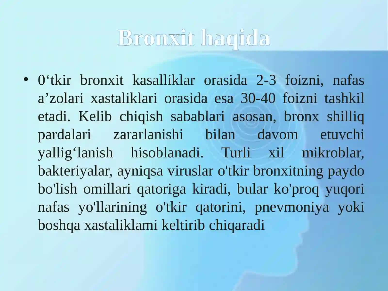 Bronxit kasalligi qo‘zg‘atuvchilari, patogenez va laboratoriya tashxisi 3