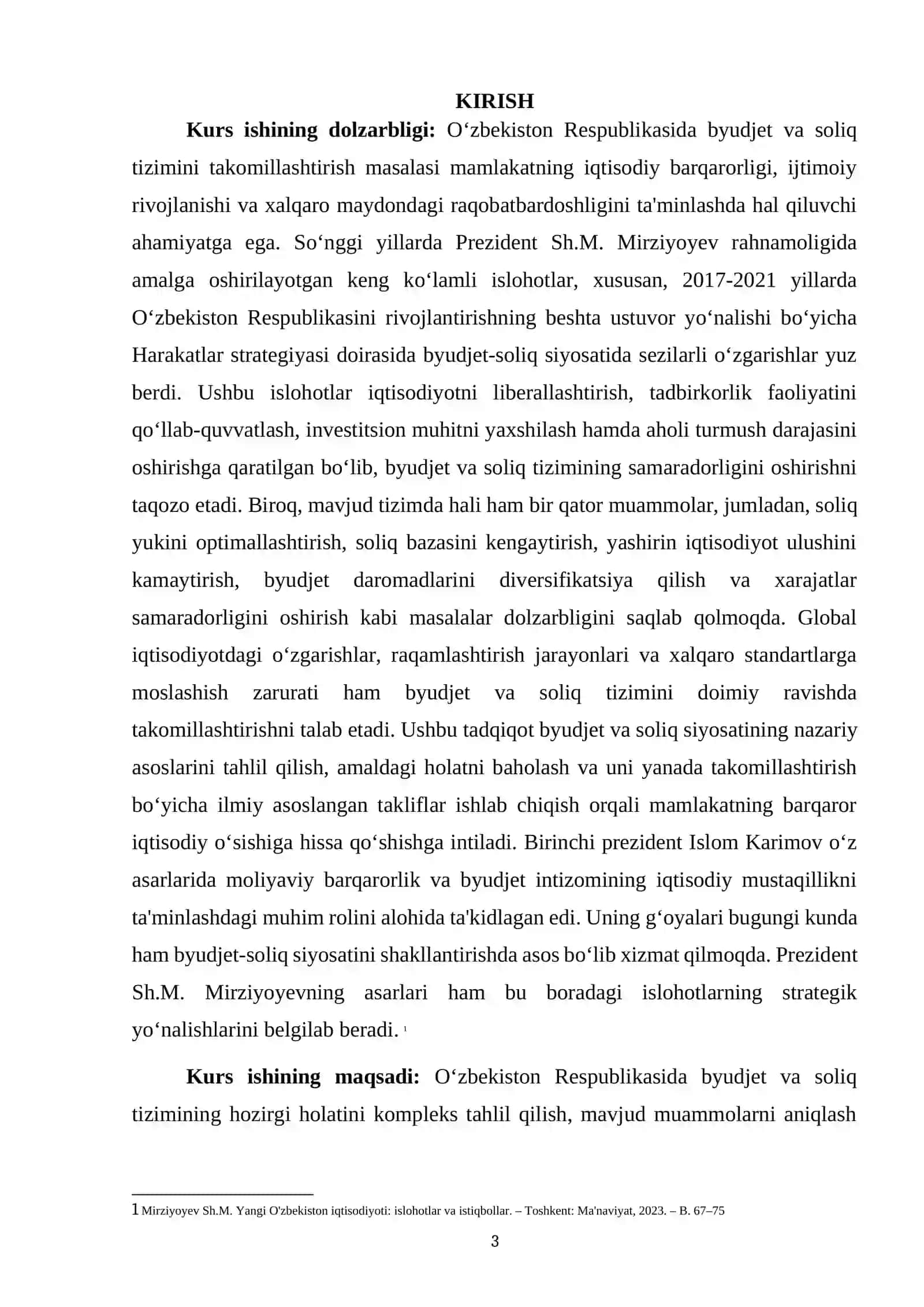 O'ZBEKISTON RESPUBLIKASIDA BYUDJET VA SOLIQ TIZIMINI TAKOMILLASHTIRISH YO'LLARI 3