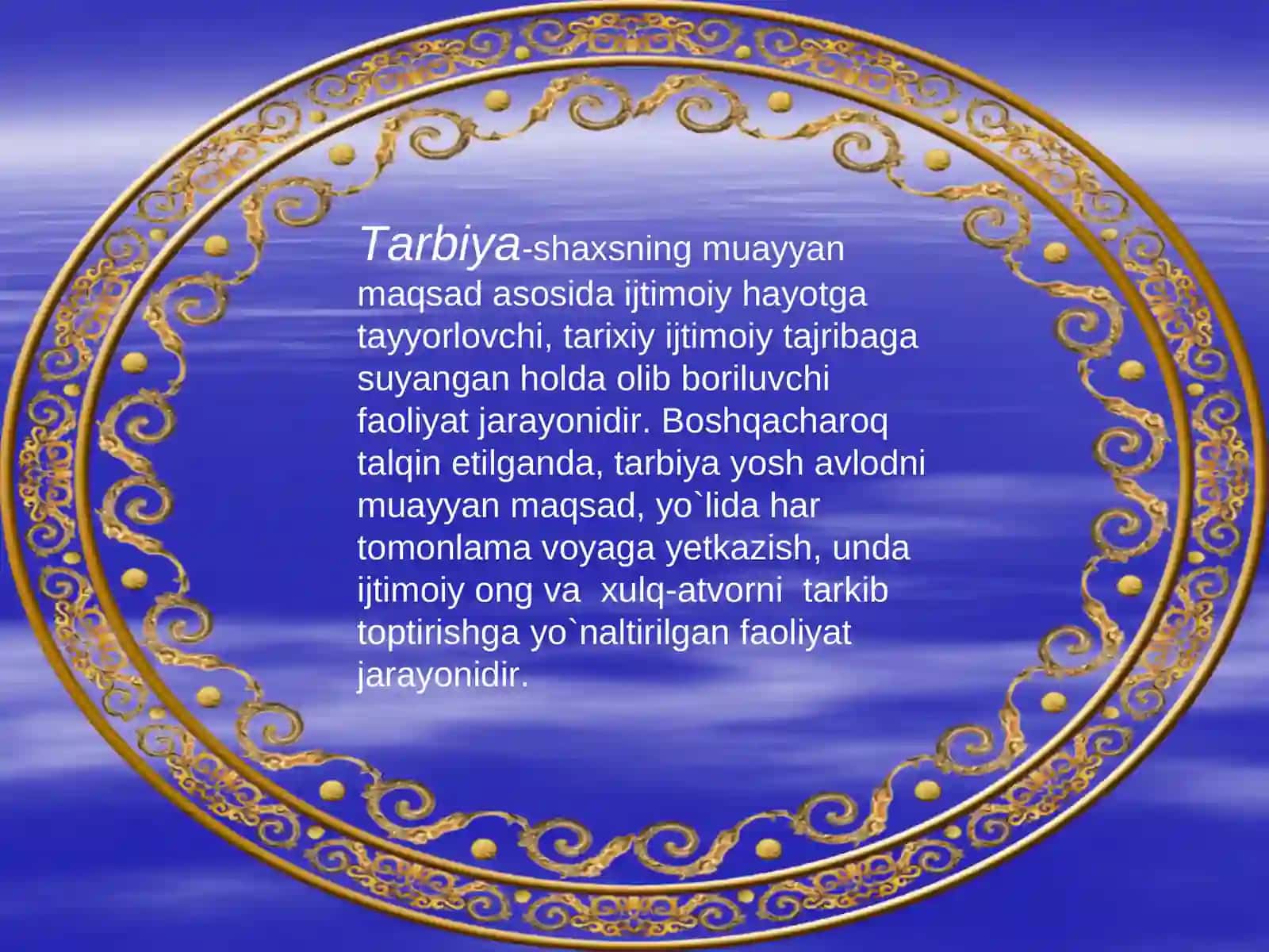 Slayt taqdimoti Shaxsning rivoji nishasi, tarbiyasi va ijtimoiy lashuvi 3