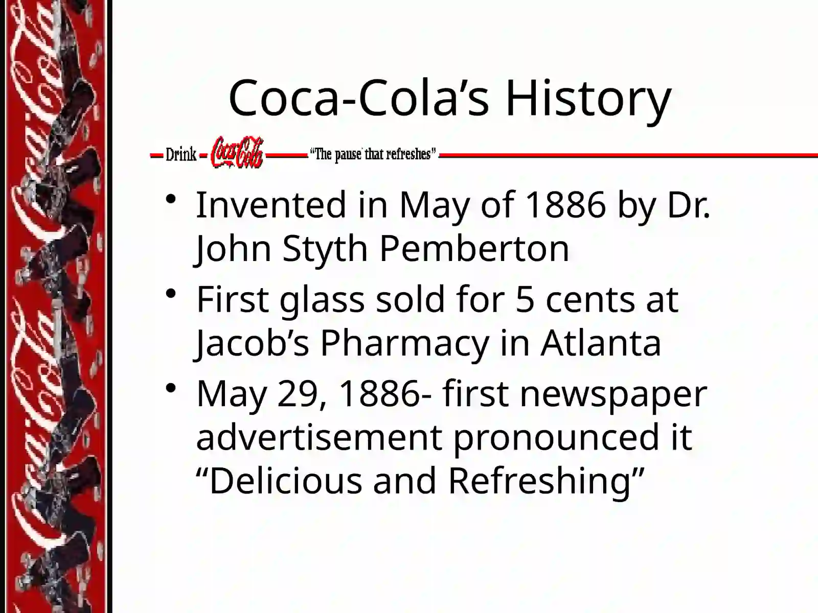 Coca-Cola's History 3