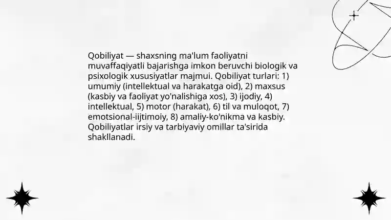 Qobiliyat 3