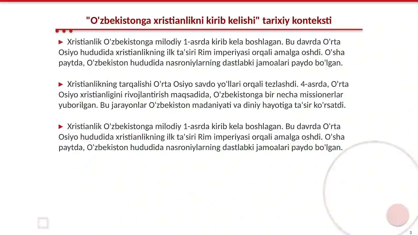 O'zbekistonga xristianlikni kirib kelishi 3