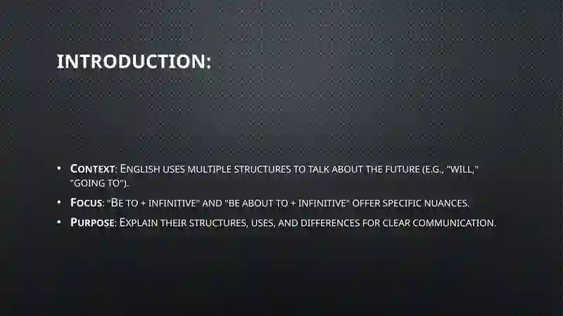 Aspects of language presentation 3