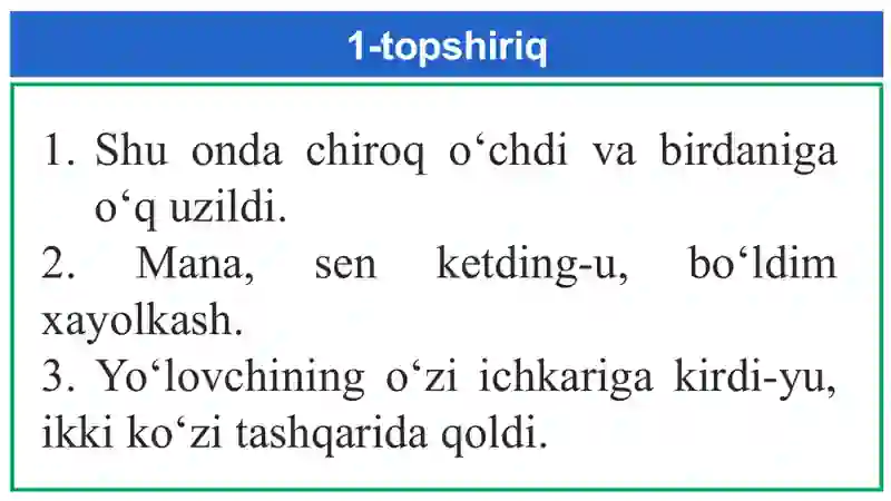 Bog‘langan qo‘shma gap 3