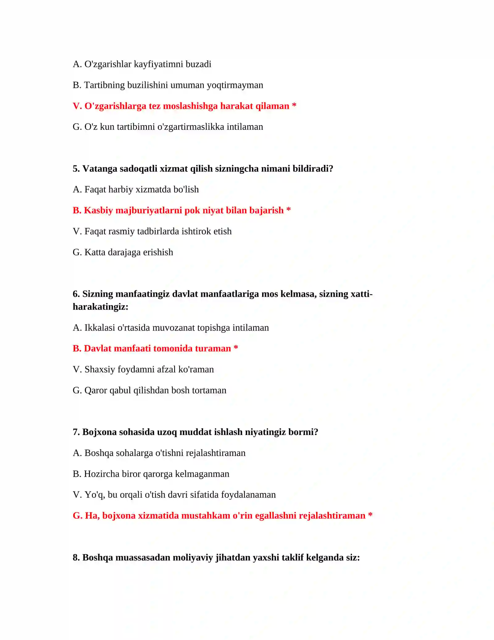 Bojxona mantiqiy test 500 ta 3