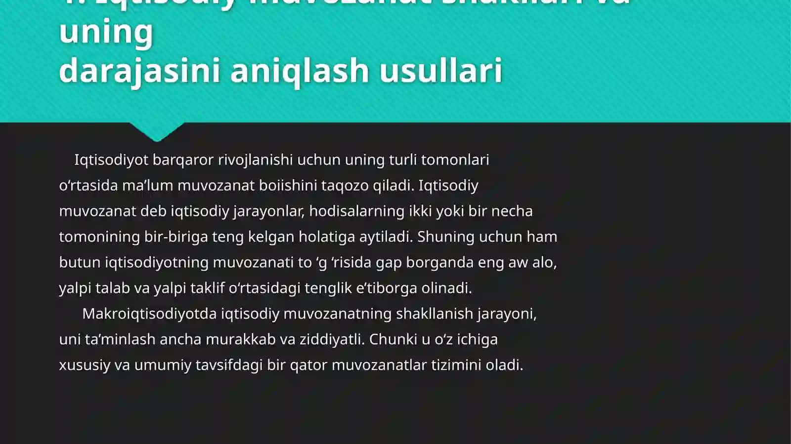 MILLIY IQTISODIYOTNING MUVOZANATLI VA MUT ANOSIBLI RIVOJLANISHI 3
