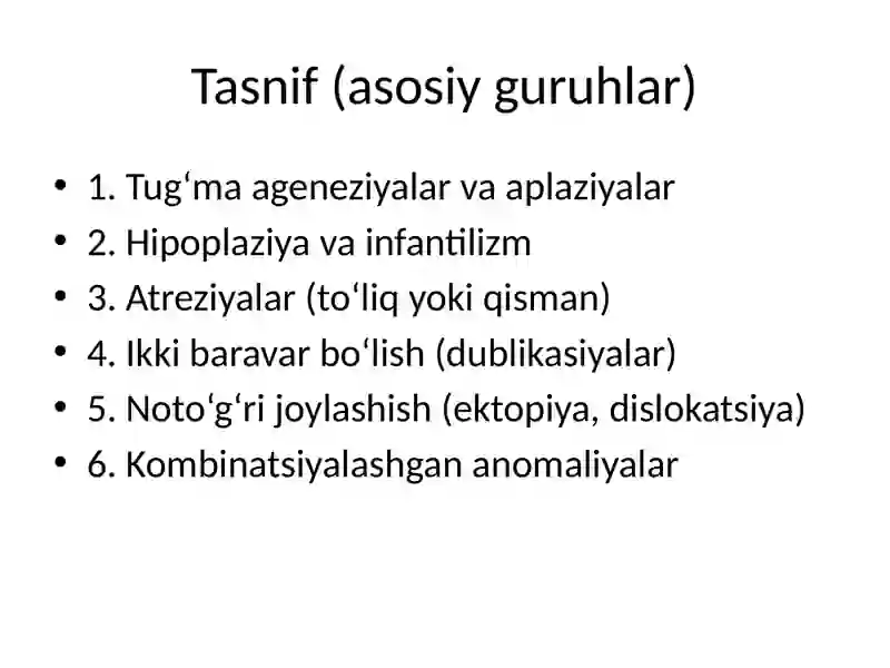 Kyustner–Rokitanskiy sindromi 3