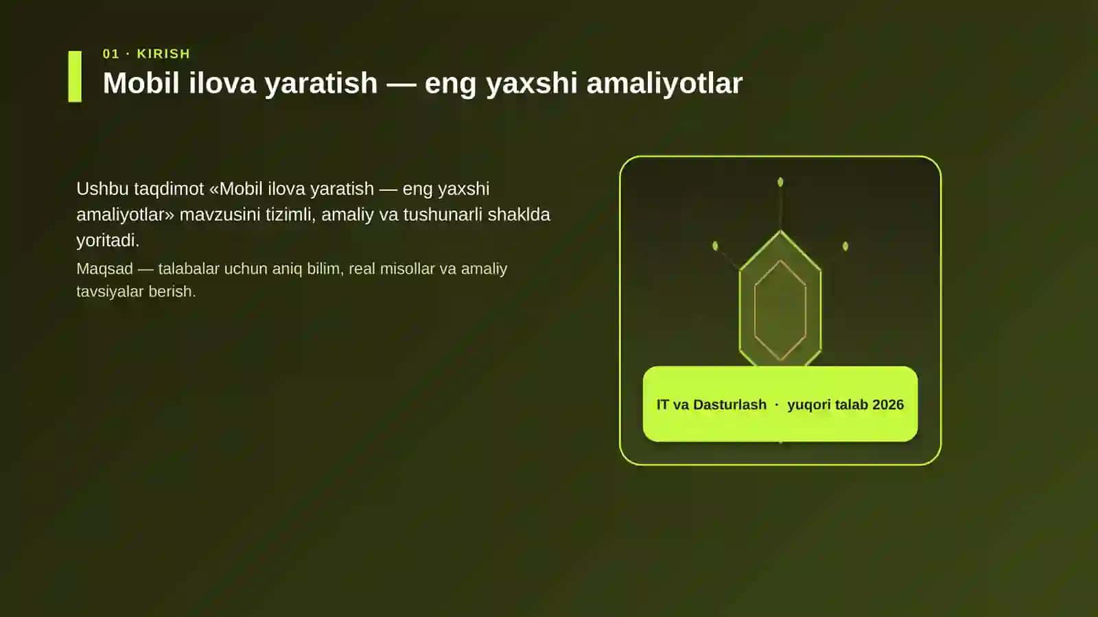 Mobil ilova yaratish — eng yaxshi amaliyotlar 3