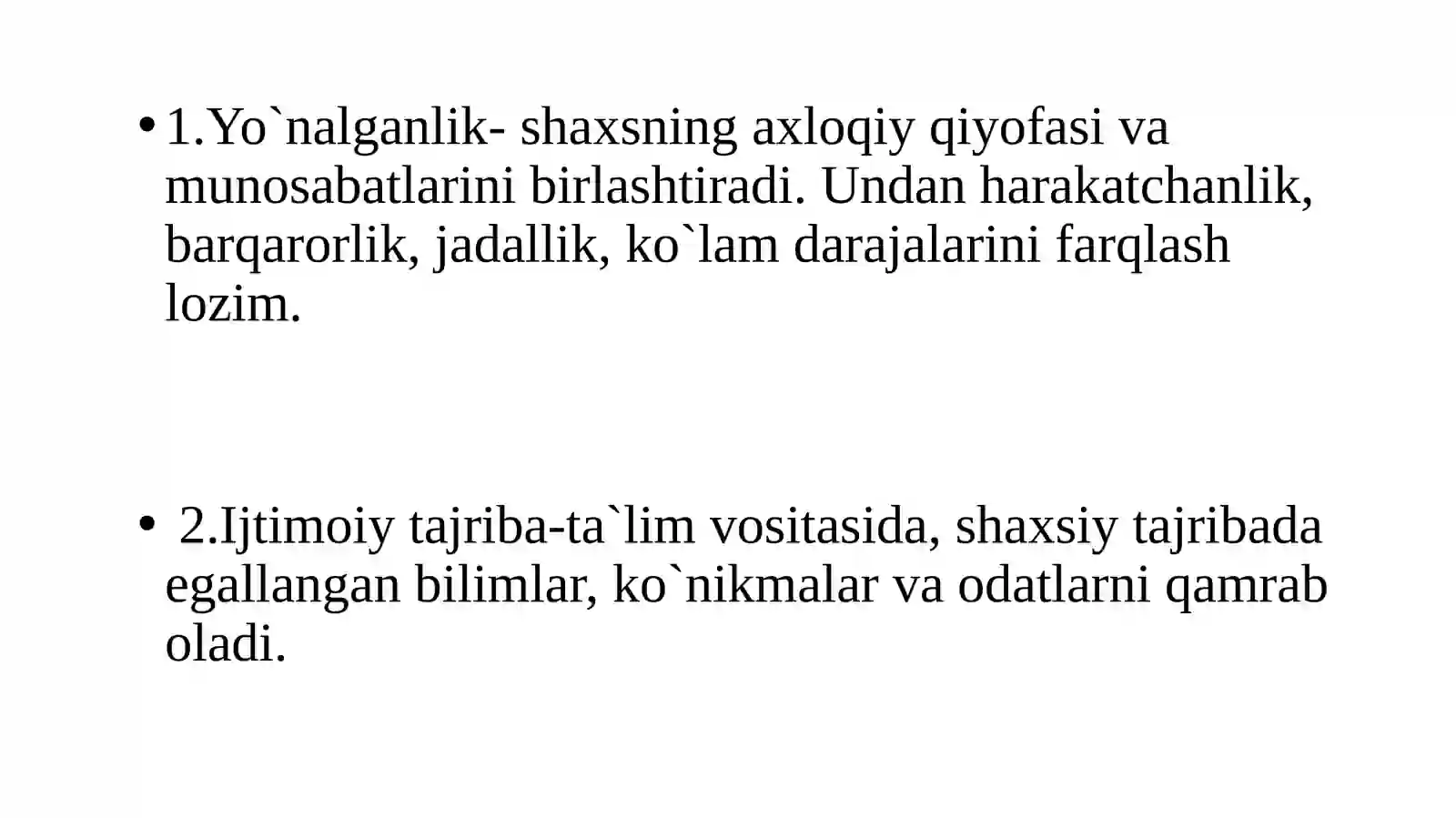 Shaxsning o'rganish metodlari 3