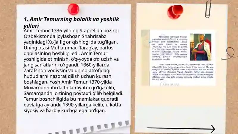 Amir Temur hayoti haqida 3