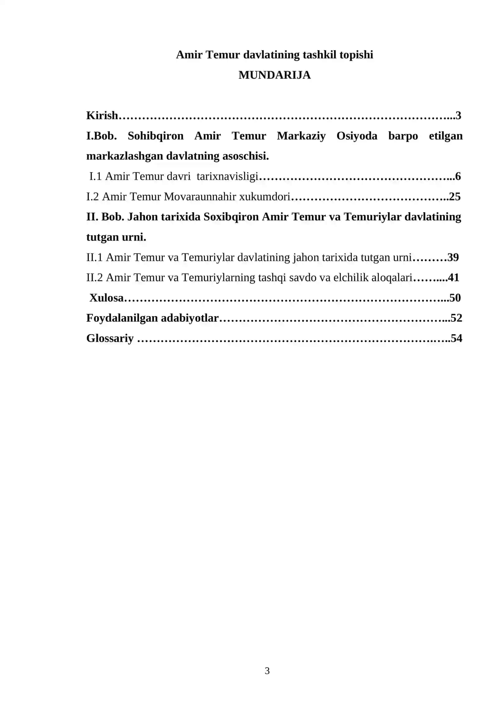 Amir Temur davlatining tashkil topishi 3