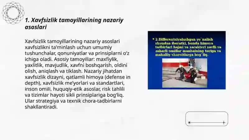 Xavfsizlikni ta’minlash tamoyillari va uslublarini tahlil qilish 3
