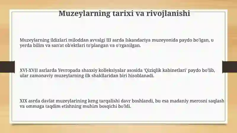 Muzeylar 3