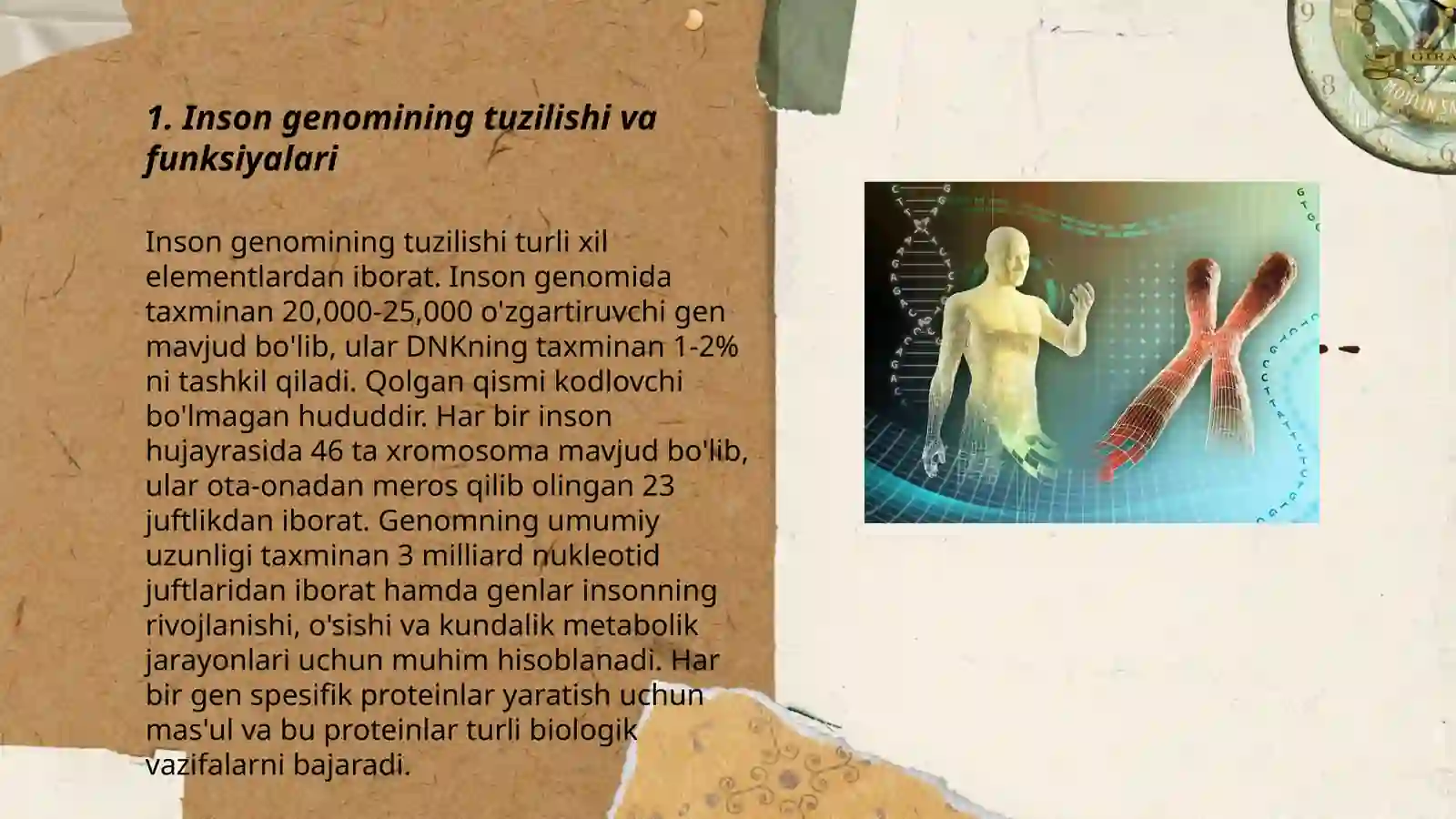 Inson genomi. Genomika va genom tibbiyotining istiqbollari 3