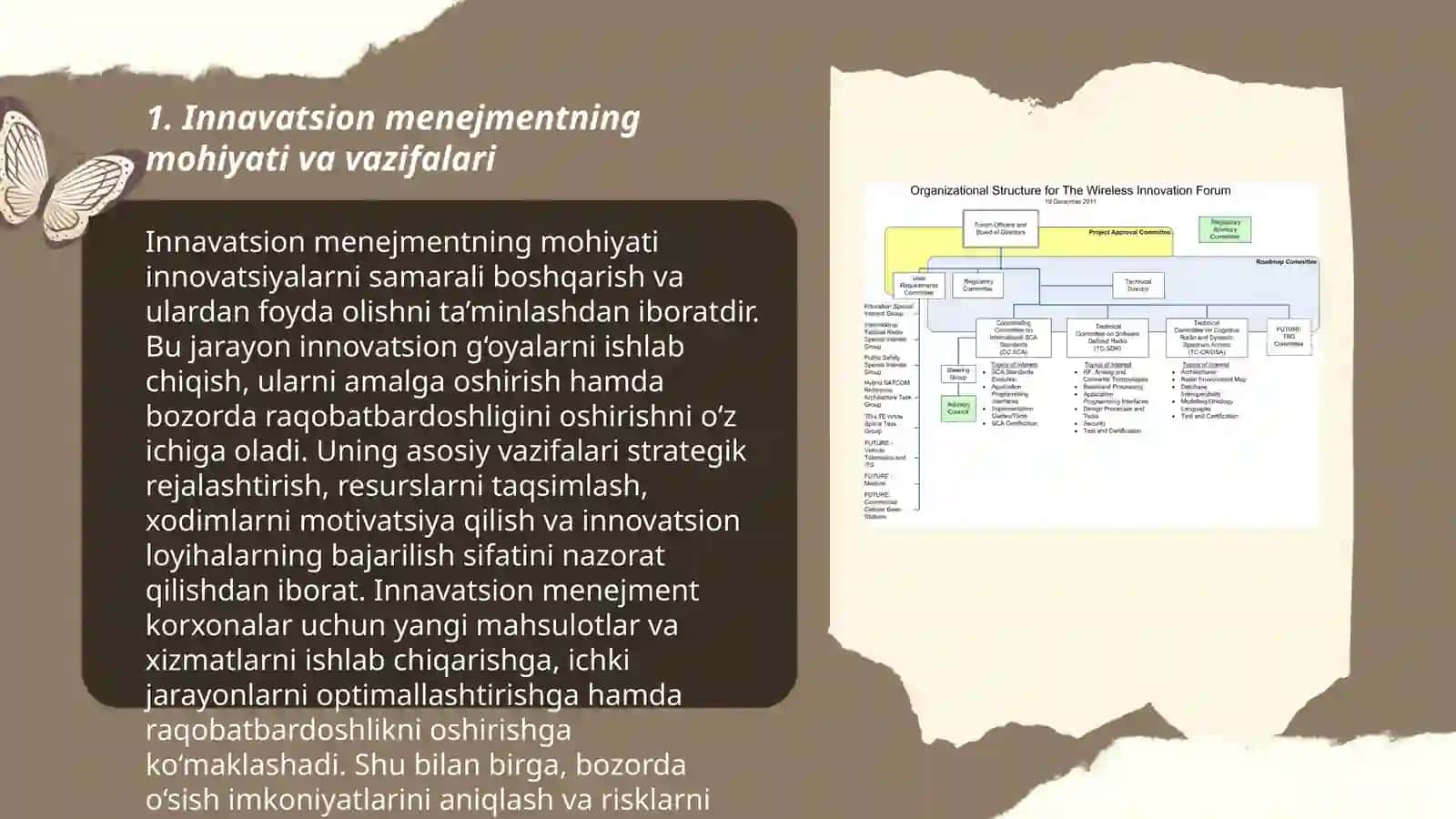 Innavatsion menejmentning tashkiliy tuzilishi 3
