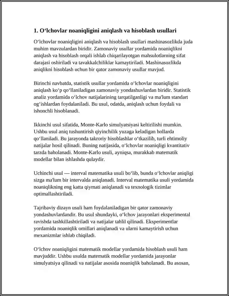 MASHINASOZLIKDA ANIQLIKNI HISOBLASHNI ZAMONAVIY USULLARI 3