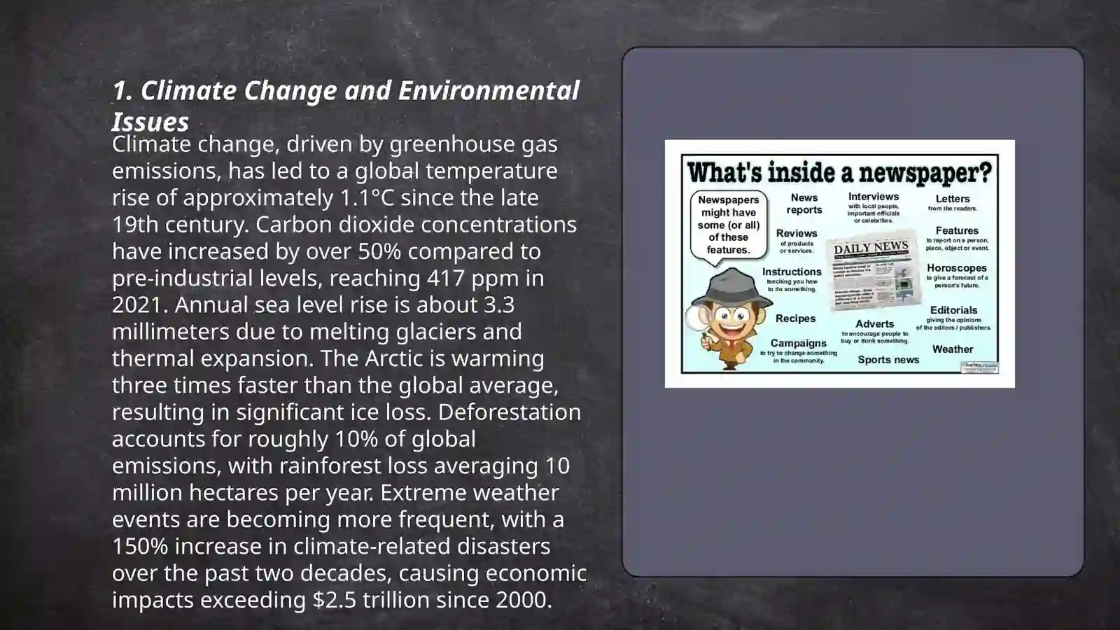 Climate Change and Environmental Issues 3