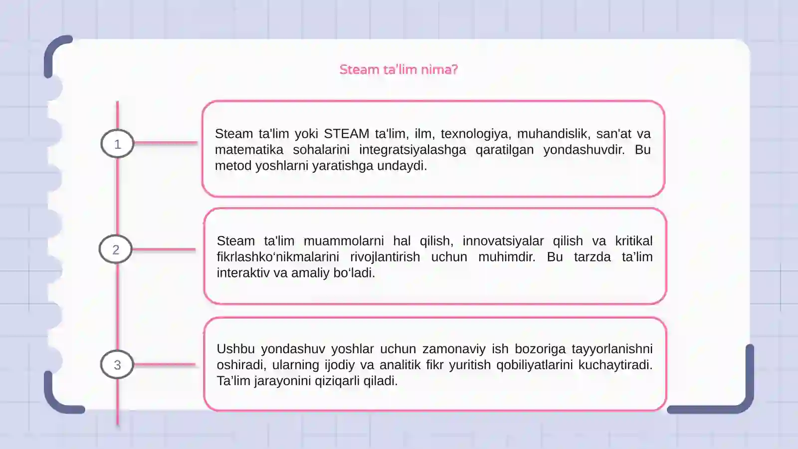 Steam ta'lim (steam education) 3
