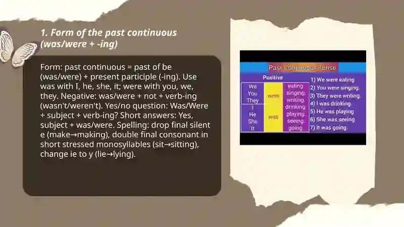 Past countinous tense 3