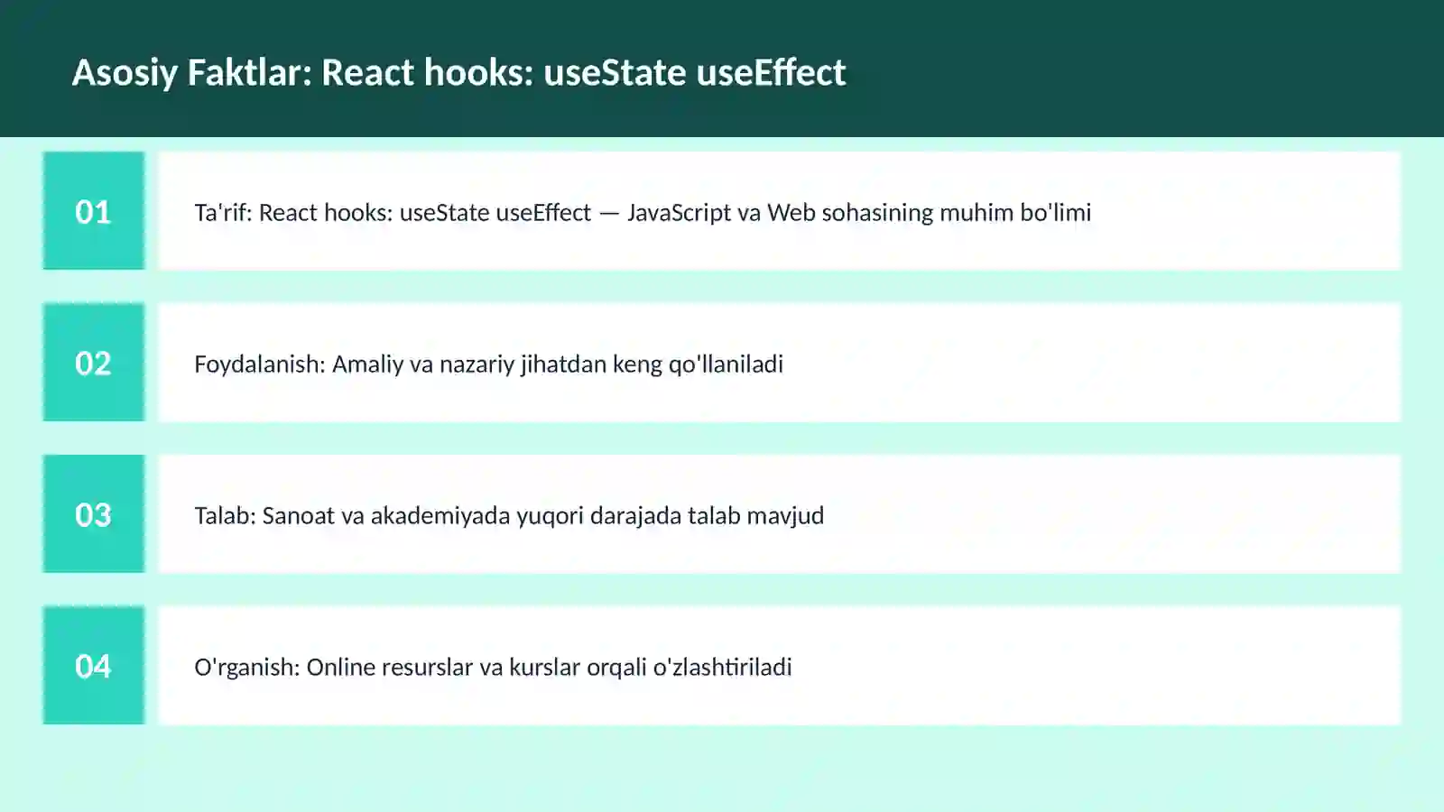 React hooks: useState useEffect 3