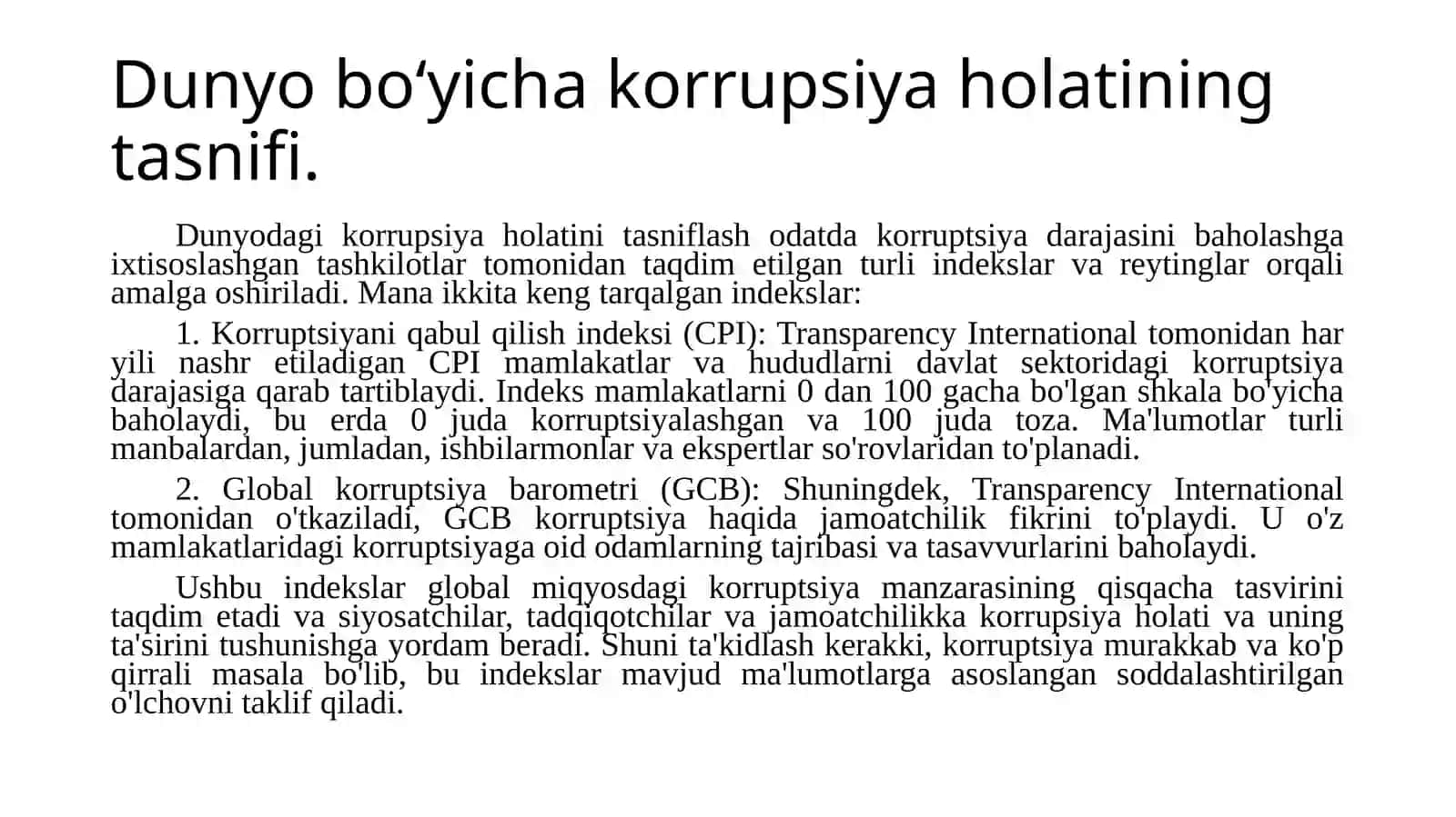 Korrupsiyaning mohiyati, oqibatlari va unga qarshi kurash mexanizmlari 3