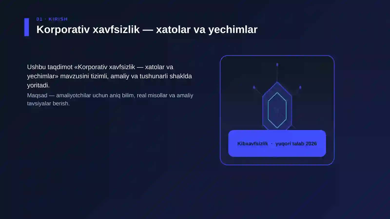 Korporativ xavfsizlik — xatolar va yechimlar 3