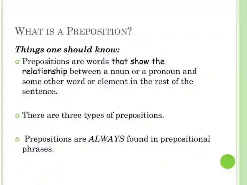 Prepositions and Shops 3