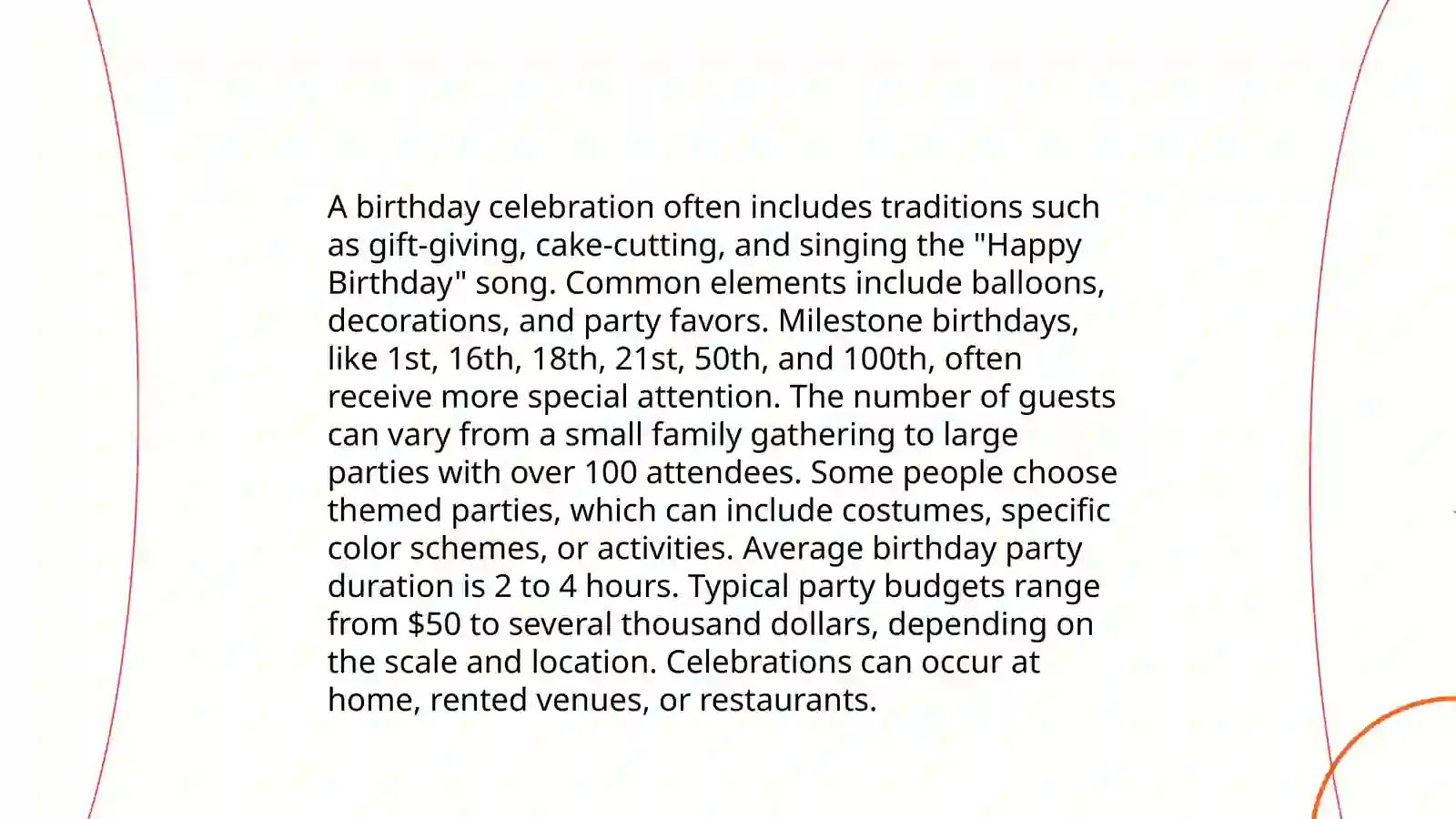 A Birthday Celebration 3