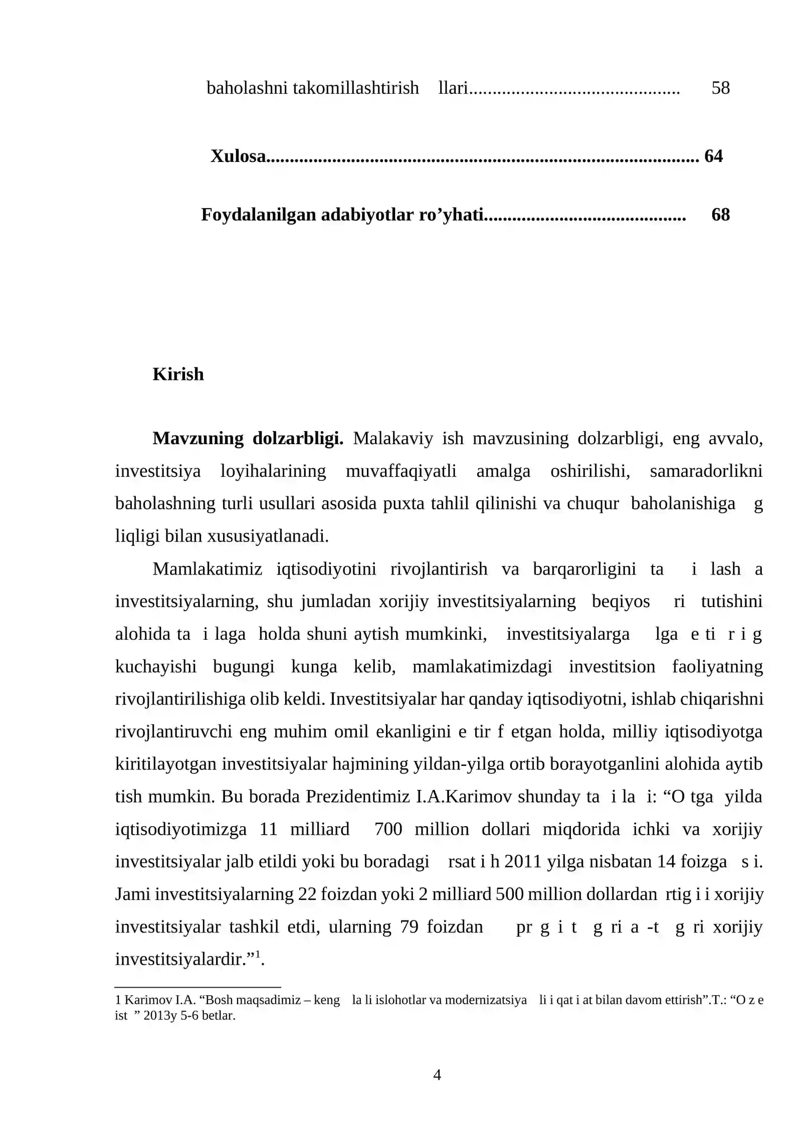 Investitsiya loyihalari samaradorligini baholash 3