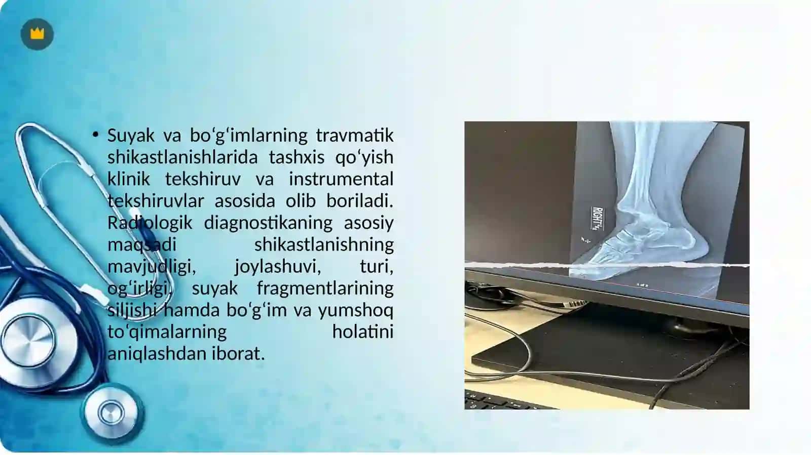 Suyak va bo‘g‘imlarning travmatik shikastlanishi 3