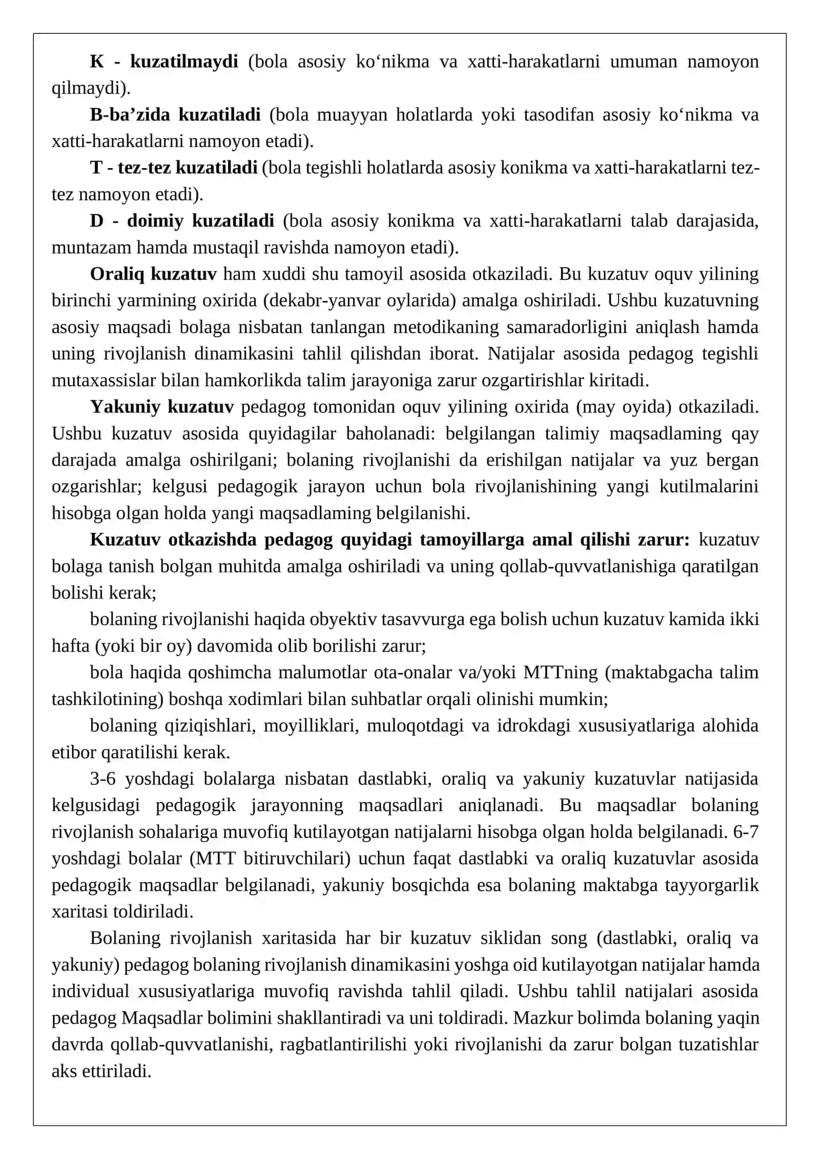 Bolaning Rivojlanish Xaritasi 6-7 yosh 2026-2027 o'quv yili 3