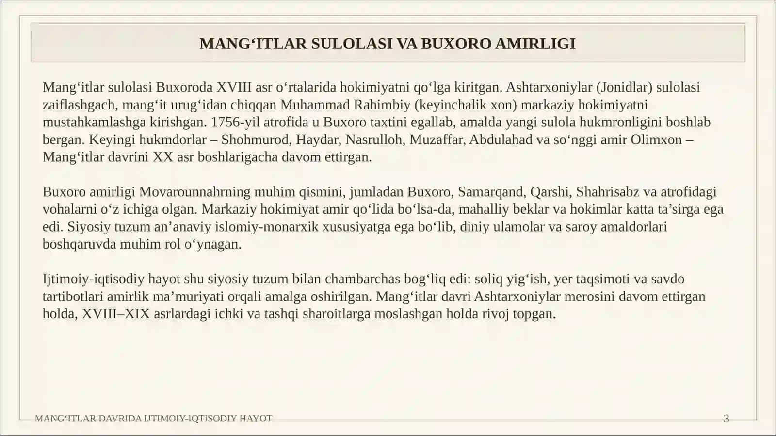 MANG‘ITLAR DAVRIDA IJTIMOIY-IQTISODIY HAYOT 3