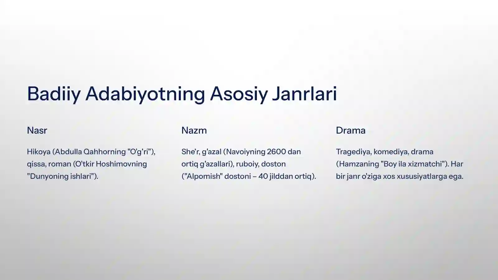 Adabiyotga Kirish: San'at Tahlili Asoslari va Shodiqul Hamro "Hovlidagi daraxt" Asari 3