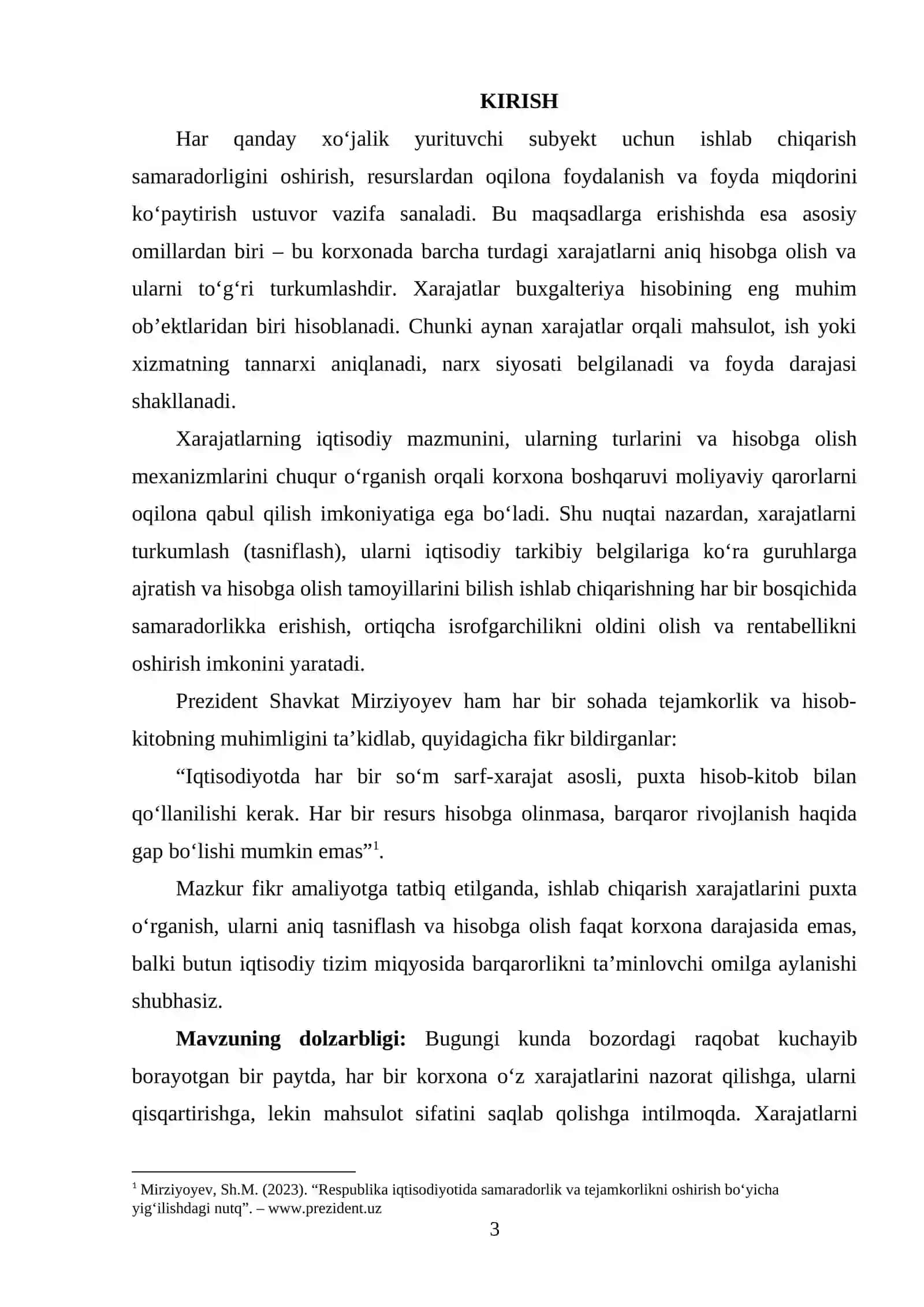 Buxgalteriya hisobi va audit yo‘nalishi 22.136-guruh talabasi 3